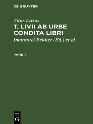 cover image of Titus Livius